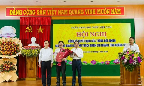 Ông Lương Hải Lưu phụ trách Ngân hàng Nhà nước chi nhánh Quảng Bình