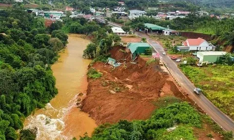 Đắk Nông: Nguy cơ vỡ đập thuỷ lợi, hàng chục hộ dân phải sơ tán