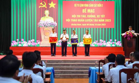 BTL Vùng Cảnh sát biển 2 bế mạc Hội thi tàu, xuồng, xe tốt