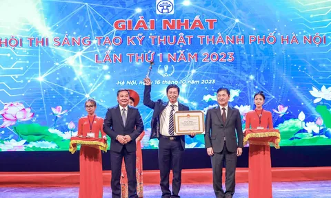 Ứng dụng i-HR đạt giải Nhất Hội thi sáng tạo kỹ thuật TP. Hà Nội