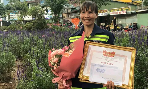 Khen thưởng hành động nhân văn của nữ lao công Đà Lạt