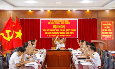 Vùng 2 Hải quân tổng kết phong trào thi đua quyết thắng và công tác khen thưởng năm 2023