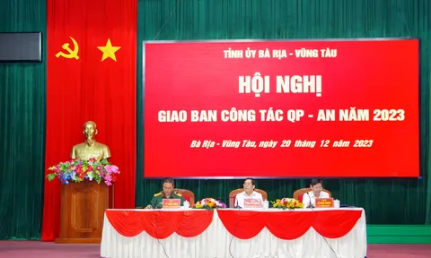 Vùng 2 Hải quân giao ban công tác quốc phòng – an ninh năm 2023