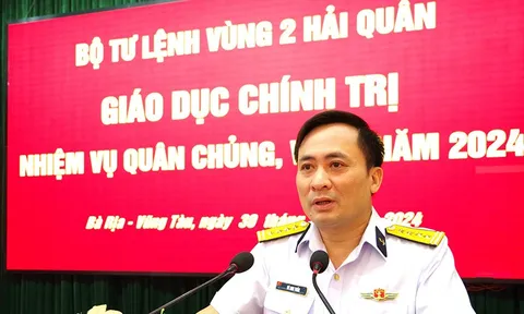 Vùng 2 Hải quân quán triệt, triển khai nhiệm vụ của Quân chủng, Vùng năm 2024