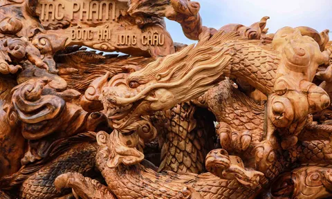 “Đông Hải Long Châu” - tác phẩm điêu khắc từ sự đam mê