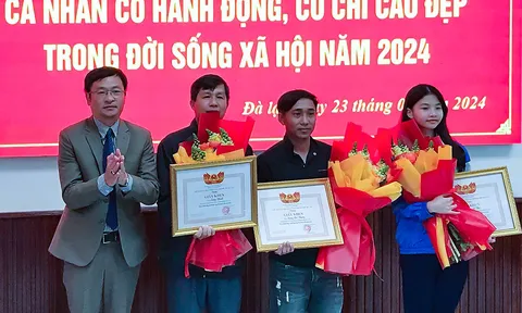 Đà Lạt: Khen thưởng 3 cá nhân có cử chỉ hành động đẹp