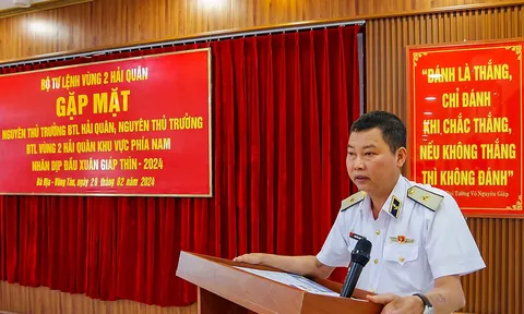 Gặp mặt nguyên thủ trưởng Bộ Tư lệnh Quân chủng và Vùng 2 khu vực phía Nam