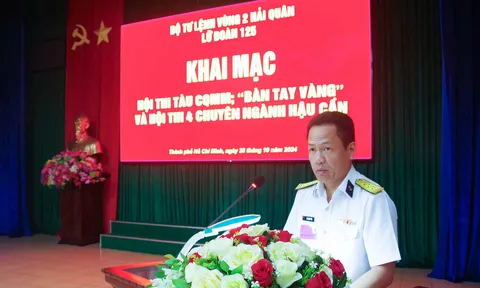 Khai mạc hội thi Tàu chính quy mẫu mực, “Bàn tay vàng” và Hội thi 4 chuyên ngành Hậu cần năm 2024