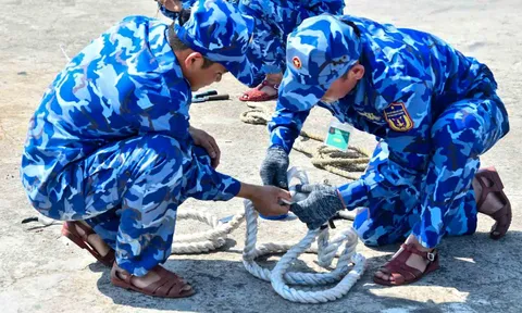 Hải đoàn 21 hoàn thành xuất sắc Hội thao thủy nghiệp cơ bản năm 2025