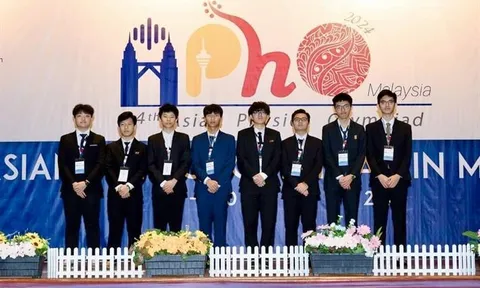Nam sinh Bắc Giang xuất sắc giành Huy chương Vàng Olympic Vật lý Châu Á 2024