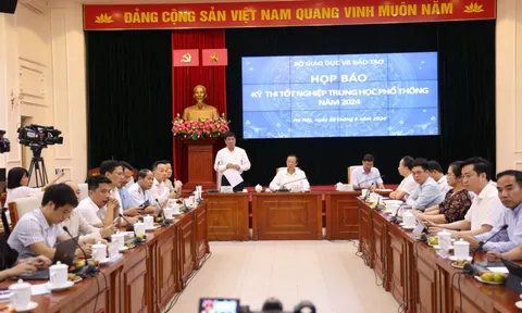 Đúng 8 giờ ngày 17/7 sẽ công bố điểm thi tốt nghiệp THPT 2024