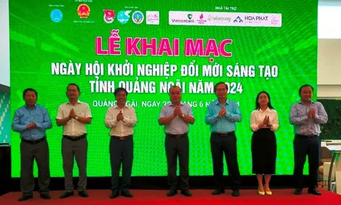 Khai mạc Ngày hội khởi nghiệp đổi mới sáng tạo tỉnh Quảng Ngãi năm 2024