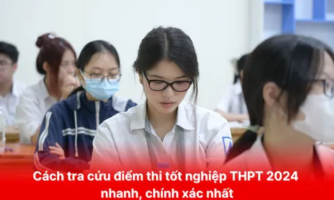 Cách tra cứu điểm thi tốt nghiệp THPT 2024 nhanh, chính xác nhất