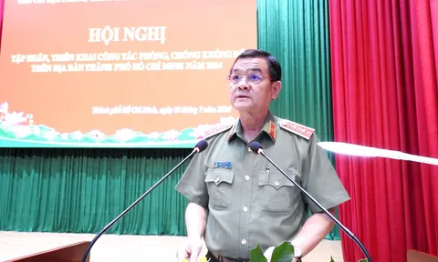 Tổ chức Hội nghị tập huấn, triển khai công tác phòng chống khủng bố trên địa bàn  TP. Hồ Chí Minh năm 2024