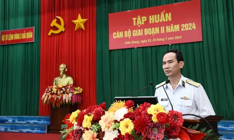 Vùng 5 Hải quân tập huấn cán bộ giai đoạn 2 năm 2024