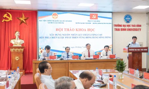 Hội thảo “Xây dựng nguồn nhân lực chất lượng cao - Đột phá chiến lược phát triển vùng đồng bằng sông Hồng”