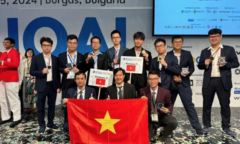 Olympic AI quốc tế 2024: Đoàn Việt Nam xếp thứ 6 với hai huy chương