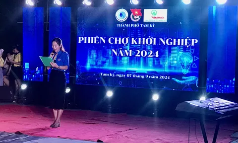 Phiên chợ khởi nghiệp 2024: Nơi truyền cảm hứng khởi nghiệp cho thanh niên và tuổi trẻ TP Tam Kỳ