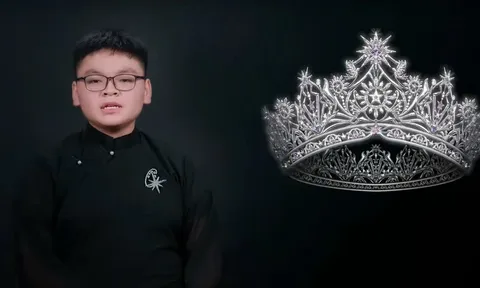 Cậu bé 13 tuổi thiết kế vương miện nghìn đô của Miss Universe Việt Nam 2024?