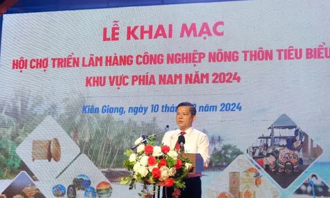 Khai mạc Hội chợ trưng bày sản phẩm công nghiệp nông thôn tiêu biểu khu vực phía Nam năm 2024