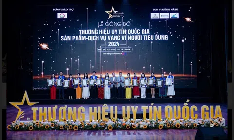 Vinh danh hơn 100 thương hiệu uy tín Quốc gia năm 2024