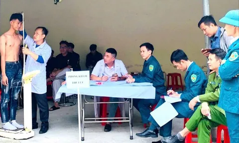 Bệnh viện Đa khoa huyện Thọ Xuân khám nghĩa vụ quân sự theo quy định mới