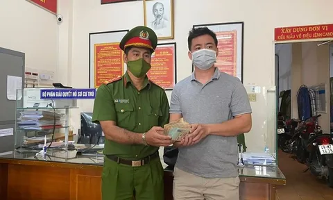 Đại úy công an nhặt được 300 triệu đồng trả lại cho người đánh rơi