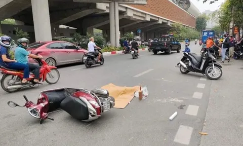 Sau va chạm, nam thanh niên bị xe tải cán tử vong tại chỗ