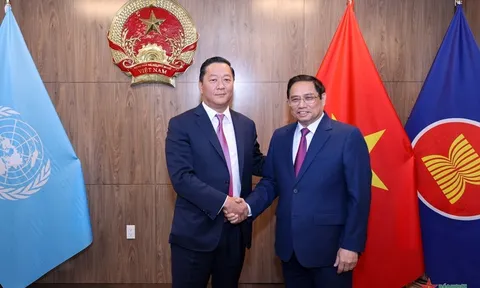 Thủ tướng Phạm Minh Chính tiếp một số doanh nghiệp tài chính, quỹ đầu tư hàng đầu thế giới