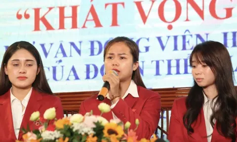Giọt nước mắt cuối cùng của người cha bên tấm Huy chương Vàng của con gái tại SEA Games 31