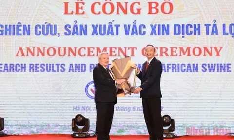 Công bố kết quả nghiên cứu, sản xuất vaccine dịch tả lợn châu Phi