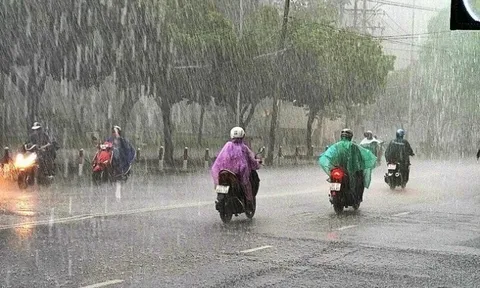 Dự báo thời tiết 1/7: Hà Nội mưa lớn