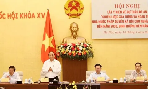 Chủ tịch nước làm việc với Quốc hội, Mặt trận Tổ quốc Việt Nam về Nhà nước pháp quyền