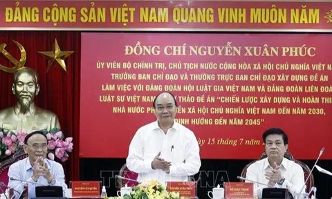 Chủ tịch nước làm việc với Đảng đoàn Hội Luật gia Việt Nam, Liên đoàn Luật sư Việt Nam về xây dựng Nhà nước pháp quyền