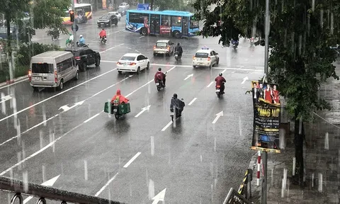 Dự báo thời tiết 31/7: Hà  Nội tiếp tục mưa giông