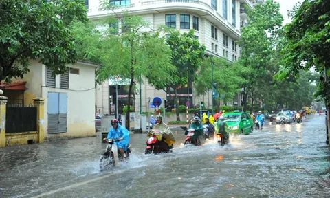 Dự báo thời tiết hôm nay 11/8: Hà Nội nhiều nơi mưa to