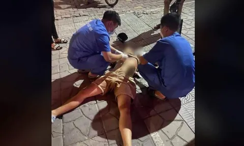 Đã giải cứu cô gái bị giữ trái phép và bắt được đối tượng giết người trên vỉa hè phố Láng Hạ
