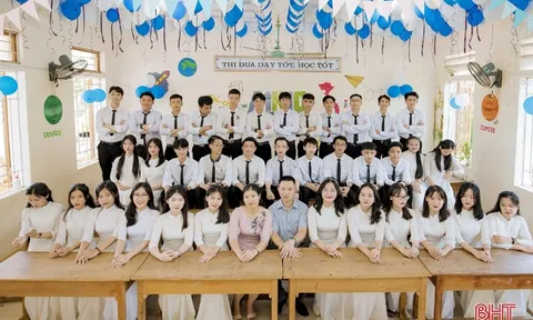 Lớp học vùng rốn lũ Hà Tĩnh có 100% em trúng tuyển nguyện vọng 1 vào đại học