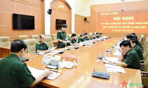 Bộ Quốc phòng xét tặng danh hiệu Thầy thuốc nhân dân, Thầy thuốc ưu tú lần thứ 14, năm 2023