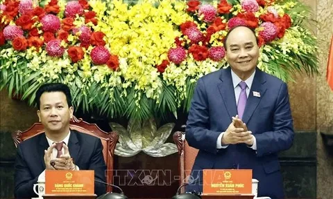Chủ tịch nước gặp mặt đoàn đại biểu người có uy tín tiêu biểu tỉnh Hà Giang