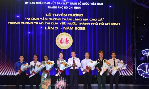 TP Hồ Chí Minh: Tuyên dương 101 tấm gương thầm lặng mà cao cả năm 2022