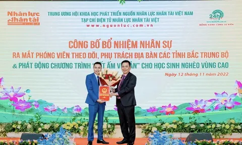 Lễ công bố bổ nhiệm nhân sự Tạp chí Nhân lực Nhân tài Việt & phát động chương trình "Tết ấm về Bản"