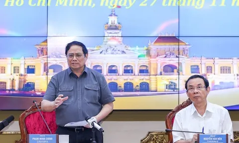 Thủ tướng: Chính phủ luôn đồng hành cùng TPHCM tháo gỡ khó khăn, vướng mắc