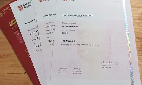 Bộ GD&ĐT phê duyệt liên kết tổ chức thi chứng chỉ tiếng Anh Cambridge