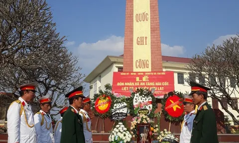 Tích cực, nỗ lực giúp đỡ thân nhân tìm kiếm, cất bốc chuyển hài cốt liệt sỹ Nguyễn Hữu Lát về quê hương Tân Ước