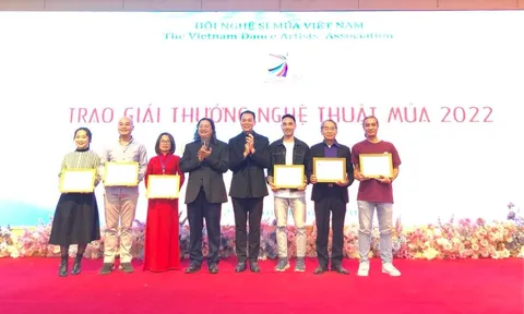 Trao tặng giải thưởng cho các tác giả có tác phẩm múa xuất sắc năm 2022