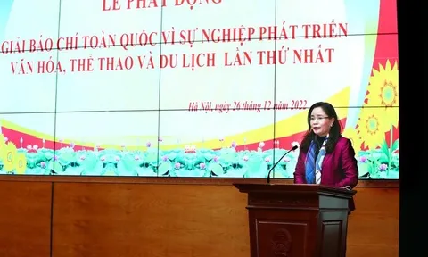 Phát động giải Báo chí toàn quốc ‘Vì sự nghiệp phát triển văn hóa, thể thao và du lịch’