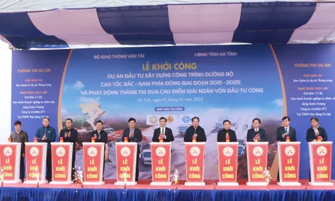 Hà Tĩnh phối hợp khởi công cao tốc Bắc – Nam cùng 8 tỉnh trong cả nước
