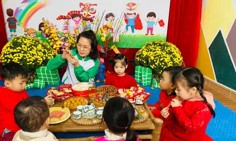 Trường Mầm non Victoria Hà Đông rộn ràng khai xuân Quý Mão 2023