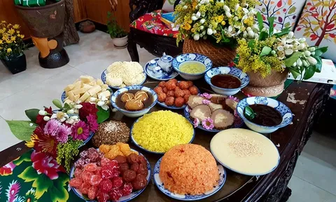 Mâm cỗ chay cúng Rằm tháng Giêng được nhiều người ưa chuộng